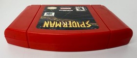 Spider-Man N64 (Nintendo 64, 2000) Red Cartridge - Tested & Works