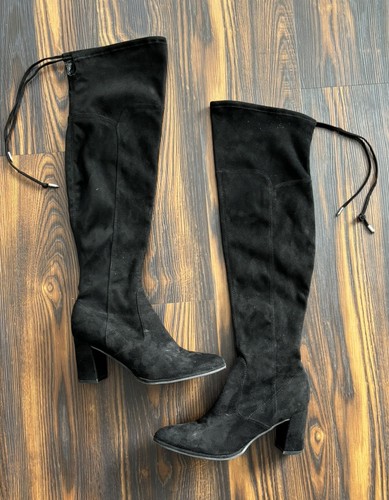 Marc Fisher Overknee Wildleder Absatz Stiefel Mflocket Größe 8