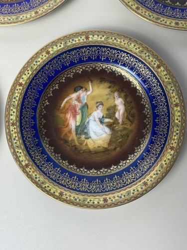 5 piatti porcellana 6" Royal Epiag, Cecoslovacchia scene dei tempi classici - Foto 6 di 14