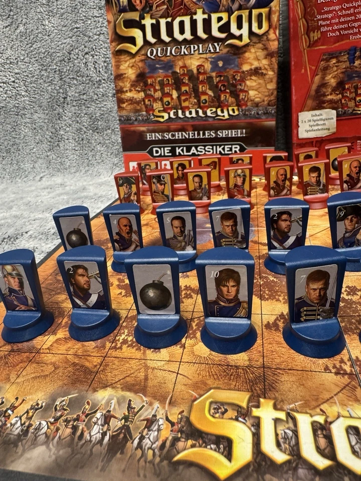 Stratego Quickplay Jumbo Brettspiel Deutsch Die Klassiker - Bild 3 von 4
