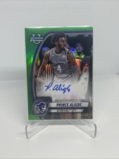 2024-25 Bowman U Chrome #82 Prince Aligbe Prospects Auto Green Refractor #/99