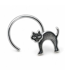 Vite arricciacapelli in argento sterling 925 22 g (0,6 mm) con borchie per...
