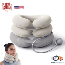 Cervical Neck Traction Device Collar Brace Support Pain Relief Stretcher Therapy