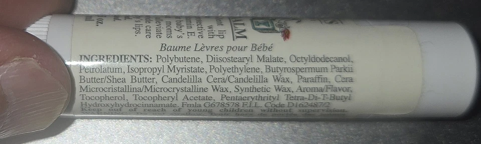 Bálsamo labial Kiehl's Baby 0,15 oz ~ 4,4 g nuevo y sellado raro Foto 4 de 4