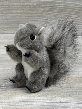 Folkmanis Mini Gray Squirrel Finger Puppet 2648 Realistic Plush