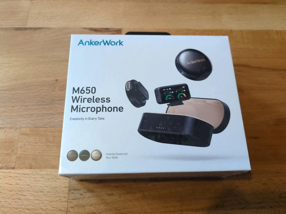 AnkerWork / Anker Work M650 Lavalier Mikrofon Wireless Microphone - NEU und OVP