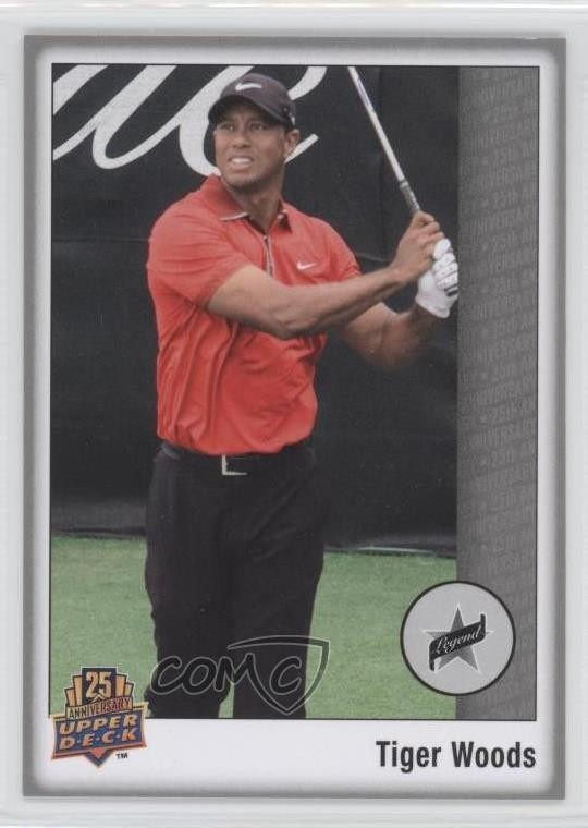 2014 Upper Deck 25th Anniversary Tiger Woods #44 1s7