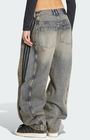 adidas Originals Adilenium 5.0 Banana Overlay Denim Pants Women Lifestyle KY5189