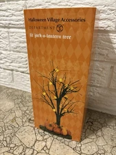 New Dept 56 Jack O Lantern Lit Tree