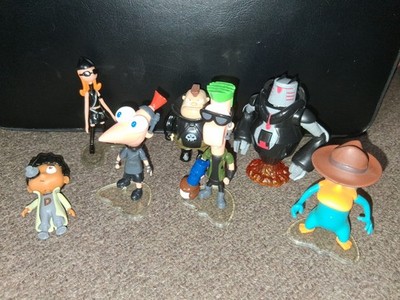 Phineas And Ferb Across The 2nd Dimension Figure Lot