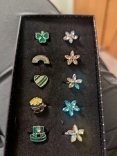 Paparazzi Lot 10 Starlet Shimmer Rings St. Patricks Day Flower Rhinestone Theme