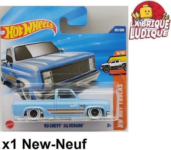 Hot Wheels HW Hot Trucks 83 Chevy Silverado Pick Up 157/250 9/10 HYY91 Neu-image