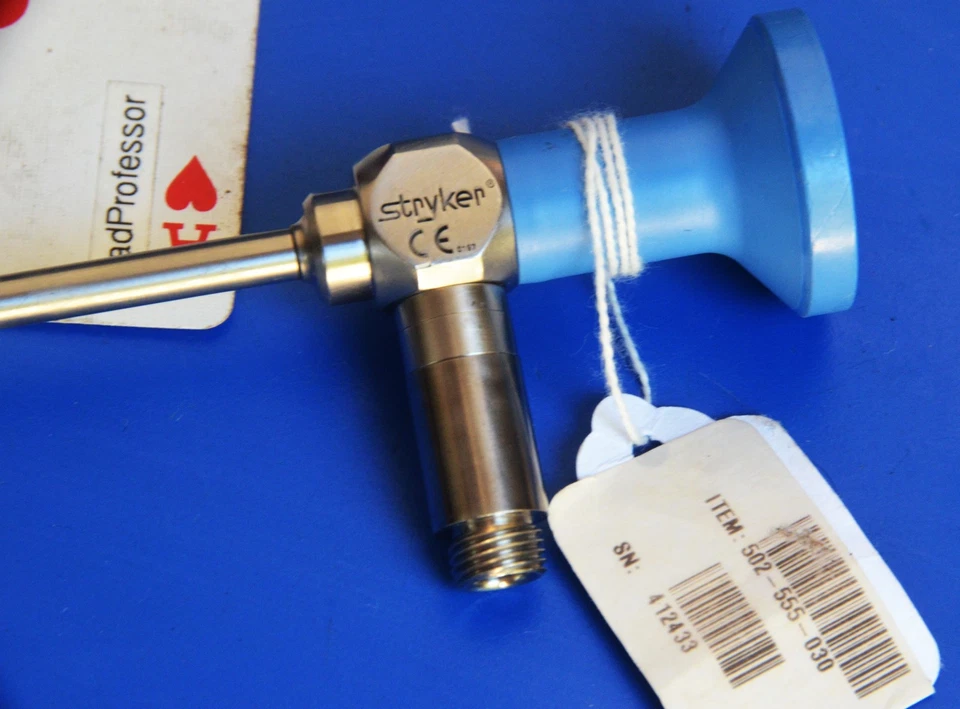 Laparoscopio endoscópico autoclavable Stryker 5,5 mm 30º 30 cm largo 502-555-030 Foto 3 de 4