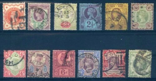 Gestempelte Briefmarken aus Großbritannien