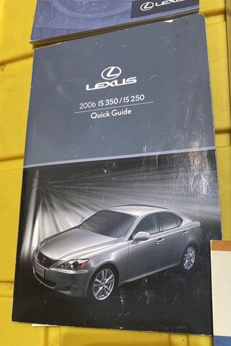 2006-09 Lexus IS250 IS350 Toyota Leather Case Owner's Manual Oem - Picture 7 of 7
