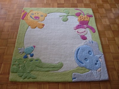 Haba Kinder Teppich Dschungel 140 X 140 Wolle Ebay