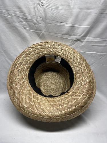 Cappello di paglia da spiaggia bluwater taglia unica si adatta alla maggior parte degli unisex appena indossato - Foto 4 di 5