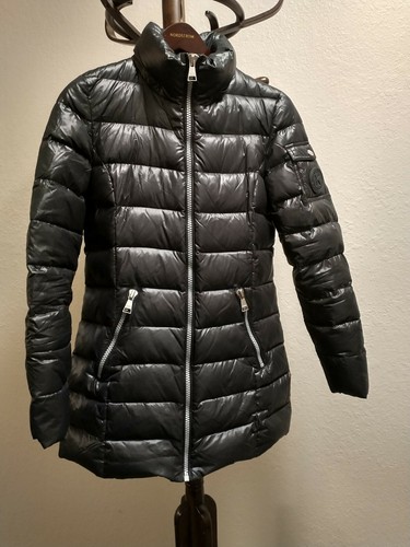 Quilted Puffer Logo Jacket Coat 