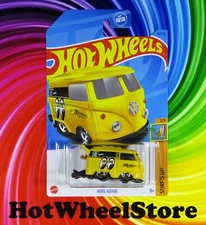 2023  Hot Wheels   Yellow   KOOL KOMBI   MOONEYES   Card #49  HW75-010223