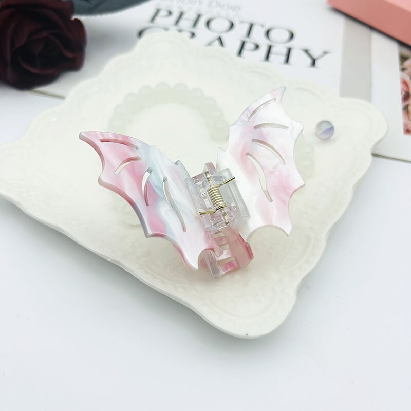 Spooky Bat Hair Clip for Halloween Costume and Party Accessories