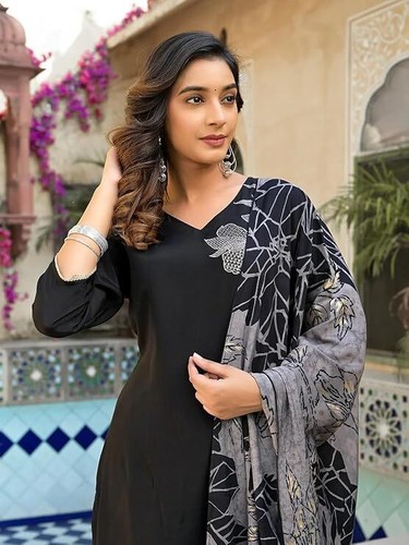 Women Kurti Set with Pant - 第 6/6 張圖片