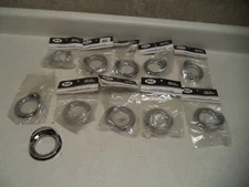 TRUX Accessories 2" Chrome Plastic Bezel w/ Visor # TBEZ-2CH2 Lot of 11