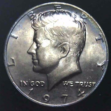 1974-P 50C Kennedy Half Dollar UNC CN Clad 25wt0525-3