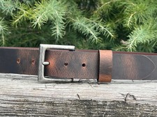 New Leather Belt, Handmade belt 1.5 inch Width Full Grain Water Buffalo leather