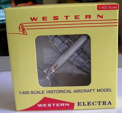 Aero classics アエロクラシックス L-188 L-188 Electra 1:400 Diecast Model - AeroClassics AL