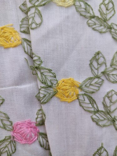 Puritan Forever Young 1960's embroidered dress Union Label Made in USA vintage - Picture 6 of 7