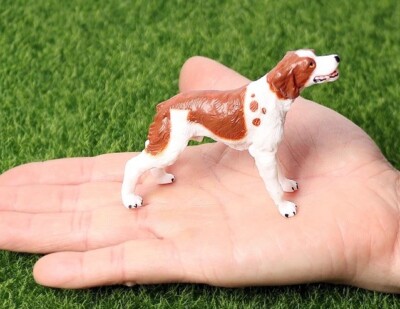 Brittany Dog Animal Toy PVC Action Figure Kids Toys Party Gifts