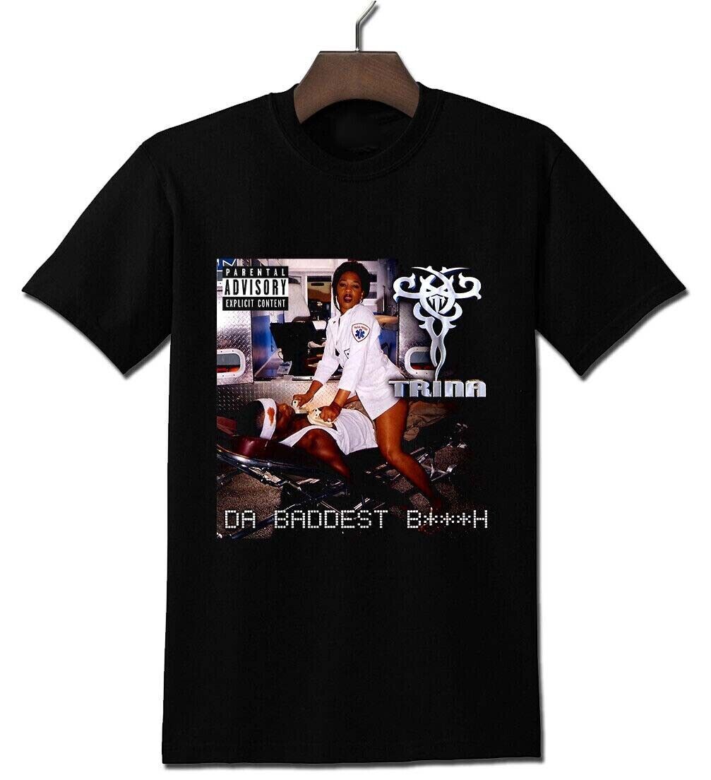 Trina Da Baddest Hip Hop Rap Cotton All Size Men Women Tee Shirt