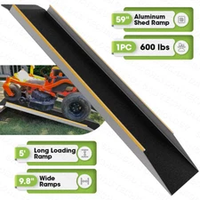 VNN 5Ft Titan Ramp Shed Ramp Aluminum Loading Ramp 600Lbs Capacity Wholesale 1pc