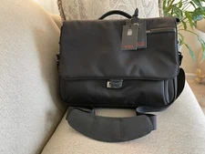 TUMI New Black Slim Expandable Computer Bag  #2619204