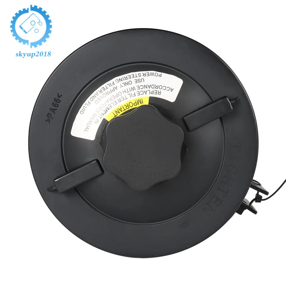 Tanque de depósito de dirección asistida con tapa para International Harvester 4300 4400 7300 Foto 3 de 4