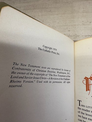 Vtg 1954 The Life Of Christ Hardcover Book - Picture 10 of 16