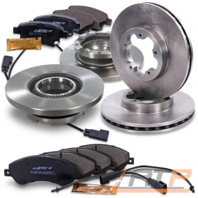 BREMSSCHEIBEN + BREMSBELÄGE + VWK VORNE + HINTEN FÜR FORD TRANSIT 2.2 TDCI 06-14
