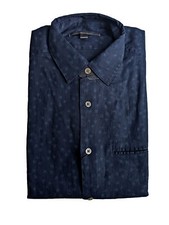 John Varvatos Peacock Blue Slim Fit Long Sleeve Button Down Shirt 248 NWT
