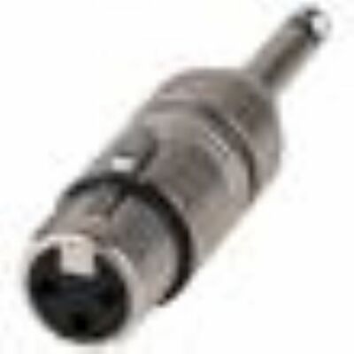 MCA11 mono 1/4 inch phone plug to 3 pin xlr female microphone adaptor caltronics