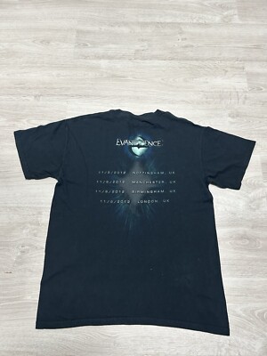 EVANESCENCE Band T-shirt Tour tee 2012 size M