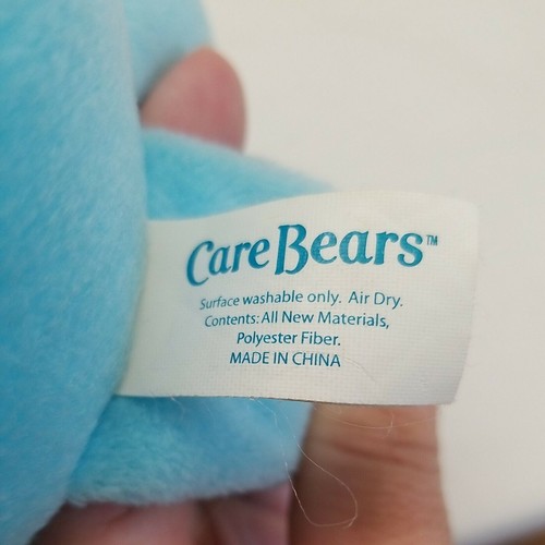 Care Bears Sleeping Bedtime Bear Plushie Blue Moon + Stars Stuffed Animal Toy - Picture 2 of 5