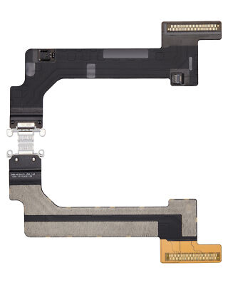 Charging Port Flex Cable For iPad 10 (2022) (4G Version) (Premium) (Silver)