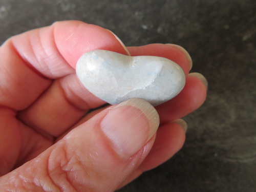 HERMOSA TROLLEITA (8,6 gramos / 28 mm) FORMA CORAZÓN (6) 'PIEDRA ASCENDENTE' - Imagen 4 de 7