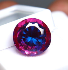 10-14 Ct AAA Pitambari Sapphire Natural Bi-Color Round Cut Loose Gemstone Best