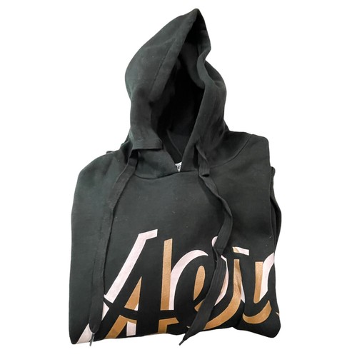 Aeropostale Hoodie Womens Plus Size 1X Long Sleeve Pullover Pockets Black - Picture 7 of 11