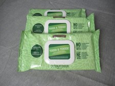 3 New Ecosense Tough  Tender - 30 Premoistened Biodegradable Wipes - d5 ck