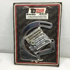 Trans Dapt Performance Products Chrome Alternator Bracket Low Mount 8990