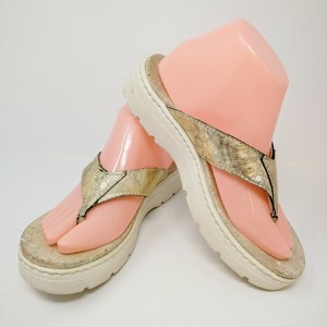 born metallic sandals