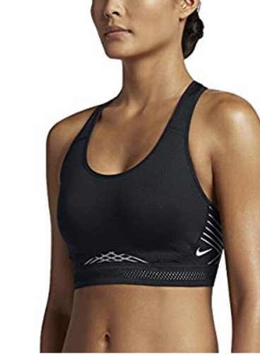 Women's Nike Pro 360 ° Sostegno Reggiseno sportivo Crop Top Sport Training  Palestra XS | eBay