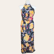 Abstract Print Maxi Dress